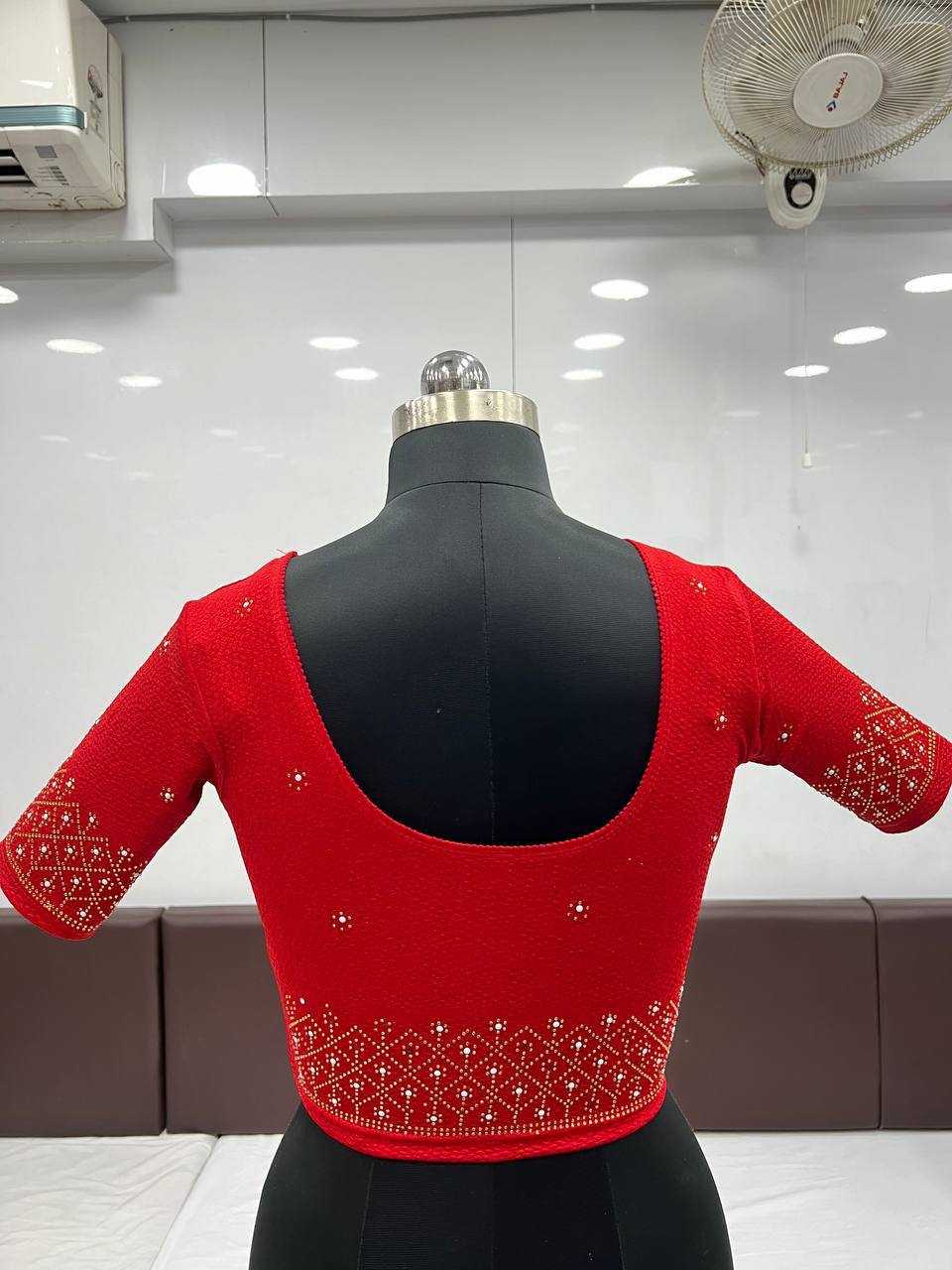 Cotton Lycra Kesh231 Aditi Readymade Blouse  Stretchable Cotton Blouse