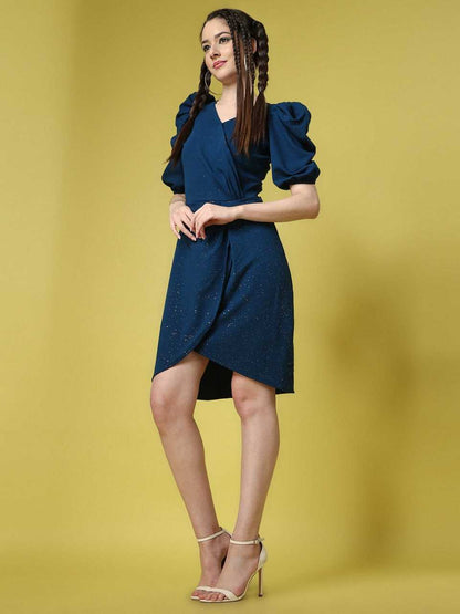 Cotton Lycra Rin153 S4003 Western Wear  One Piece Dress