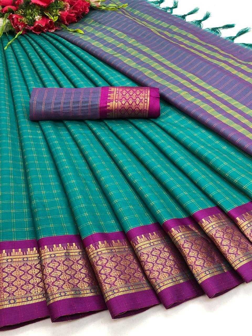 Cotton Nfa Covid-(2)  Soft Silk South Indian Traditional Sarees