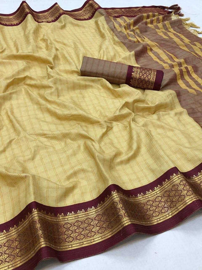 Cotton Nfa Covid-(2)  Soft Silk South Indian Traditional Sarees