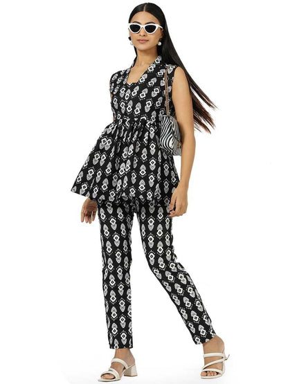 Cotton Reyon Rin153 7224 Western Wear  Co-Ord Set