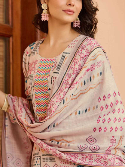 Cotton Rin127 269 Suits & Dresses  Ladies Cotton Printed Suits