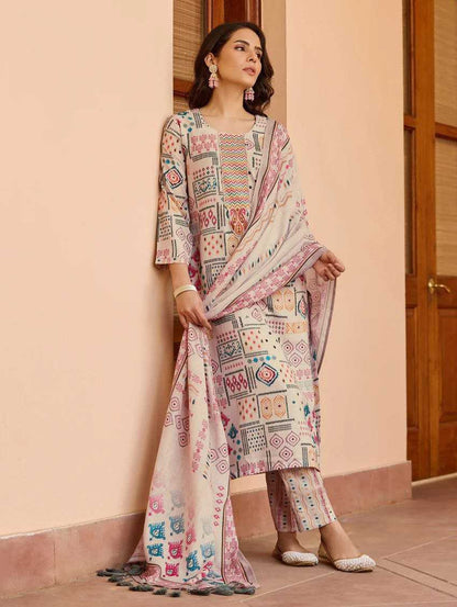 Cotton Rin127 269 Suits & Dresses  Ladies Cotton Printed Suits