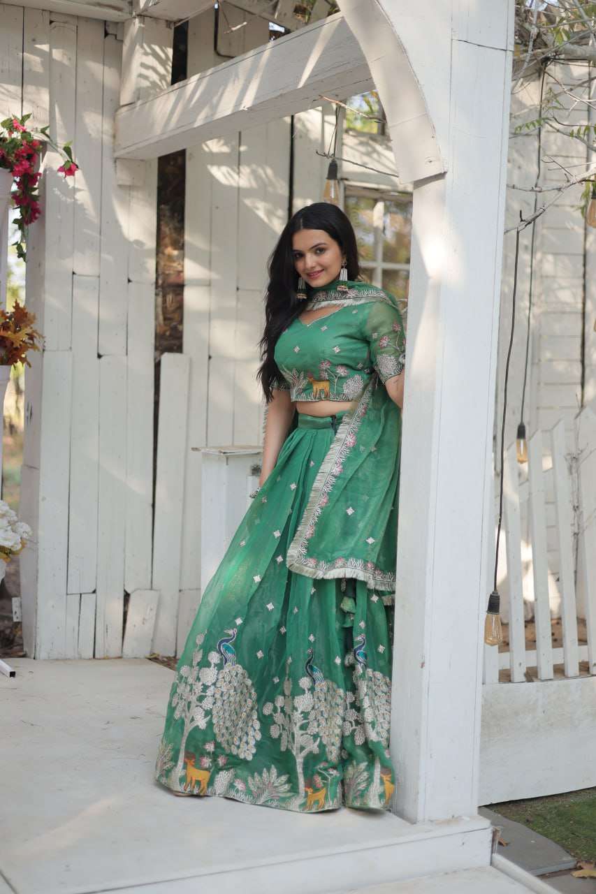 Cotton Kesh132  7116 Lehengas  Fancy Traditional Embroidered Lehengas