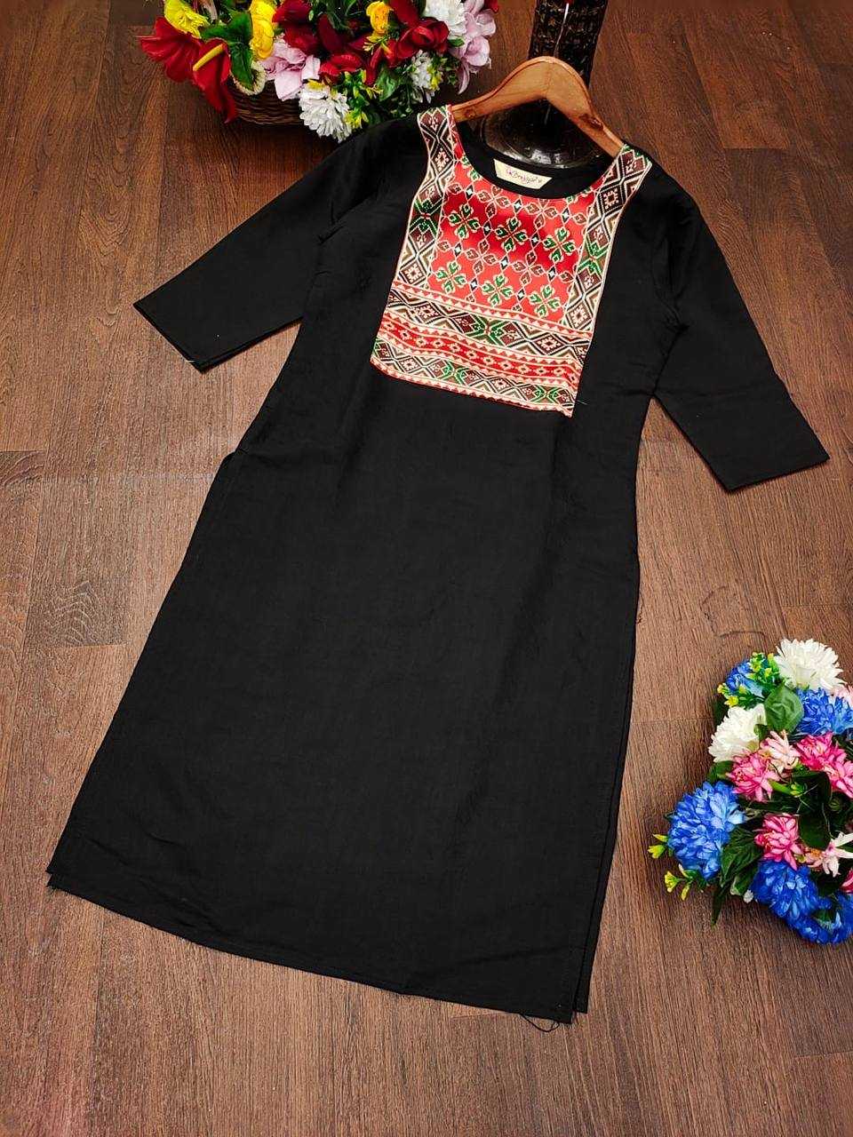 Cotton Rin158 Laxmi Kurtis  Short Printed Cotton Ladies Kurtis