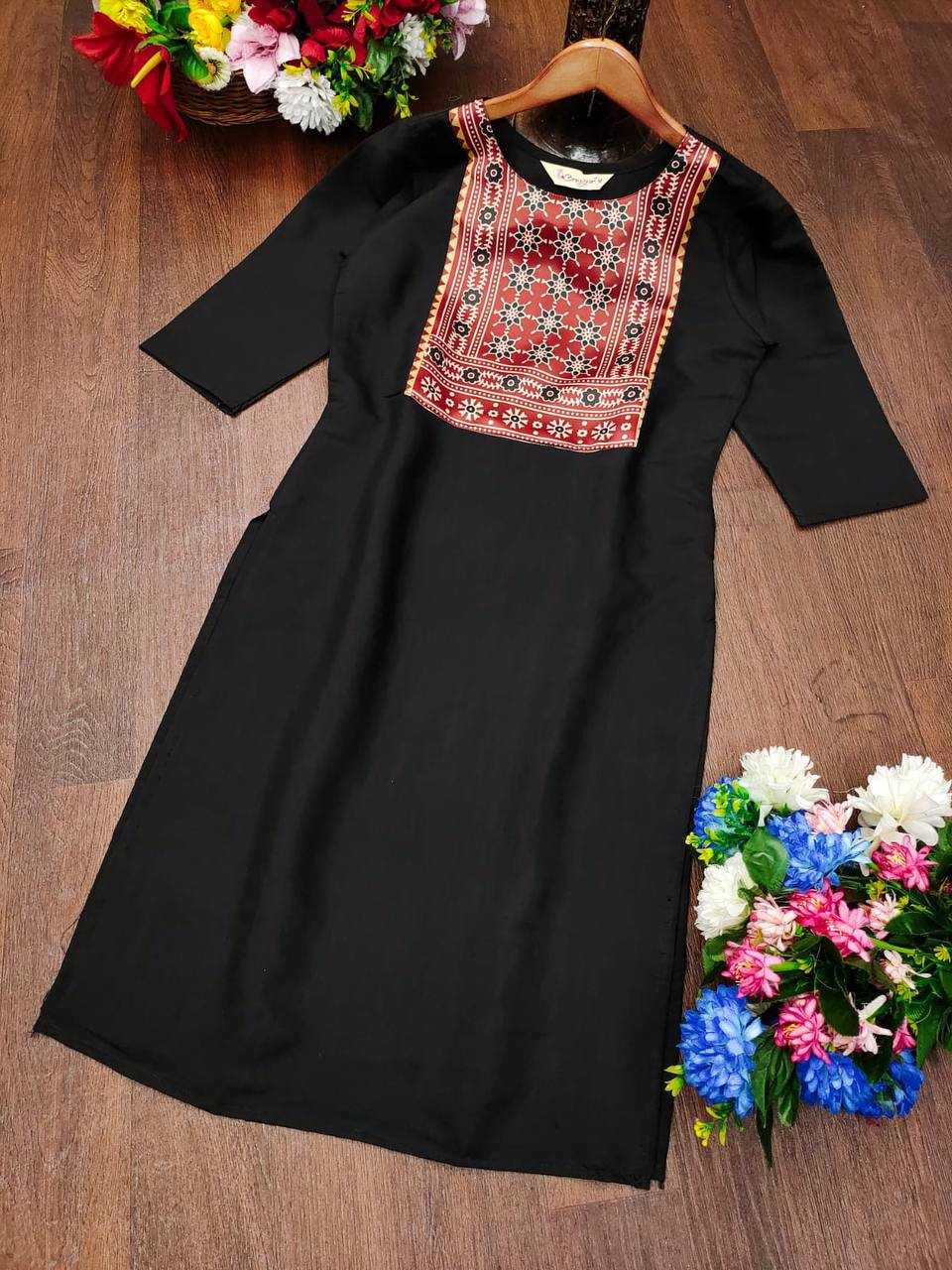 Cotton Rin158 Laxmi Kurtis  Short Printed Cotton Ladies Kurtis