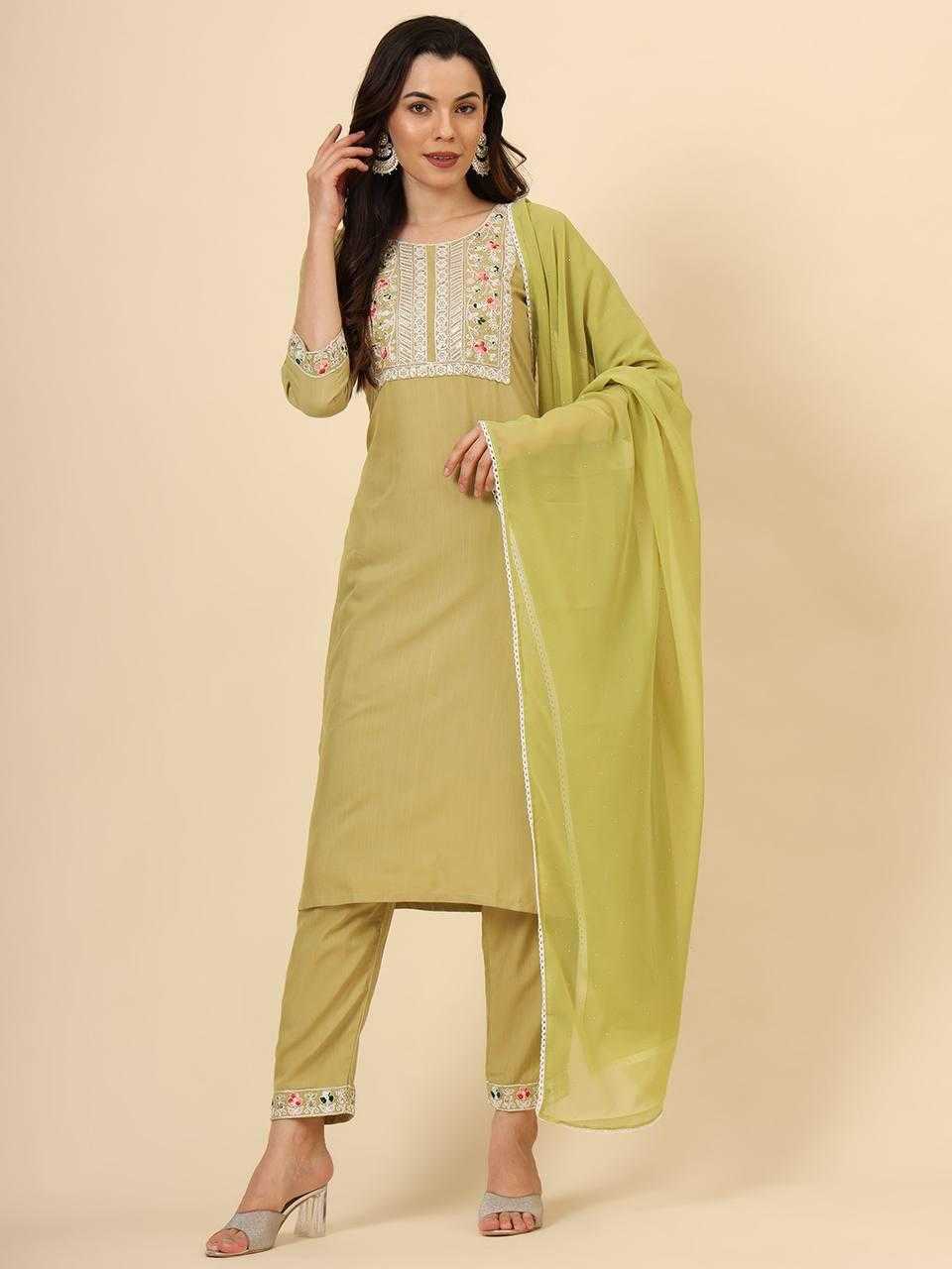 Cotton Rin188 Mazza Suits & Dresses  Ladies Embroidery Cotton Suits