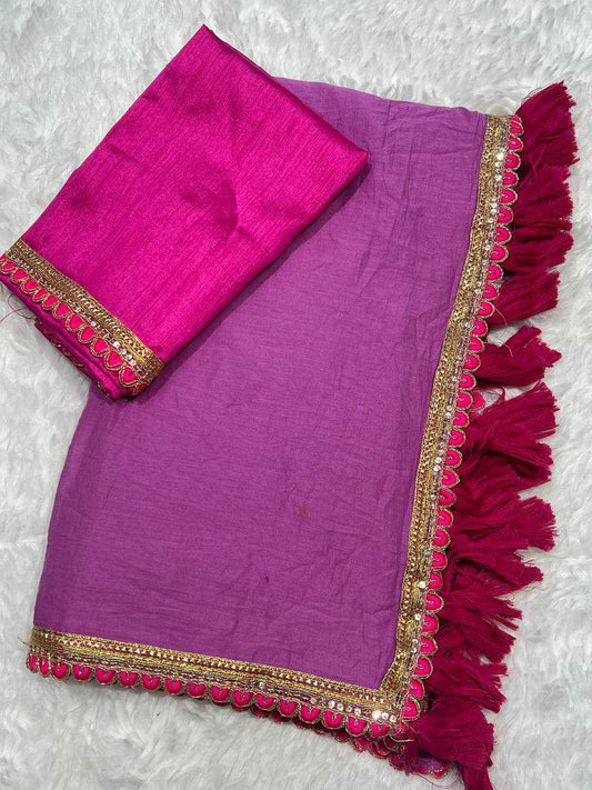 Cotton Rin189 1150 Sarees  Lace Border Fancy Cotton Linen Zari Border Sarees