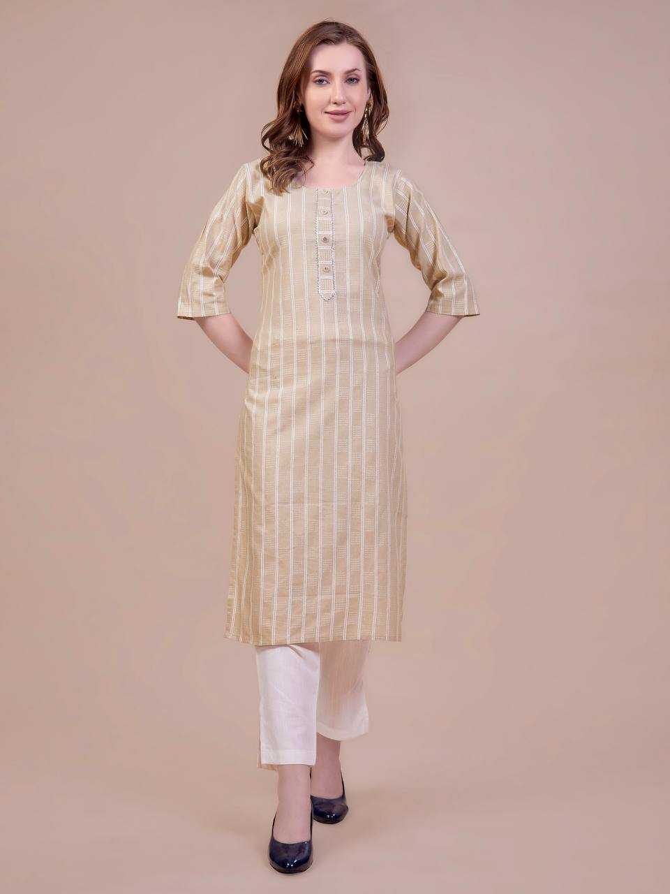 Cotton Rin200 177 Kkurtis  Casual Long Cotton Ladies Kurtis