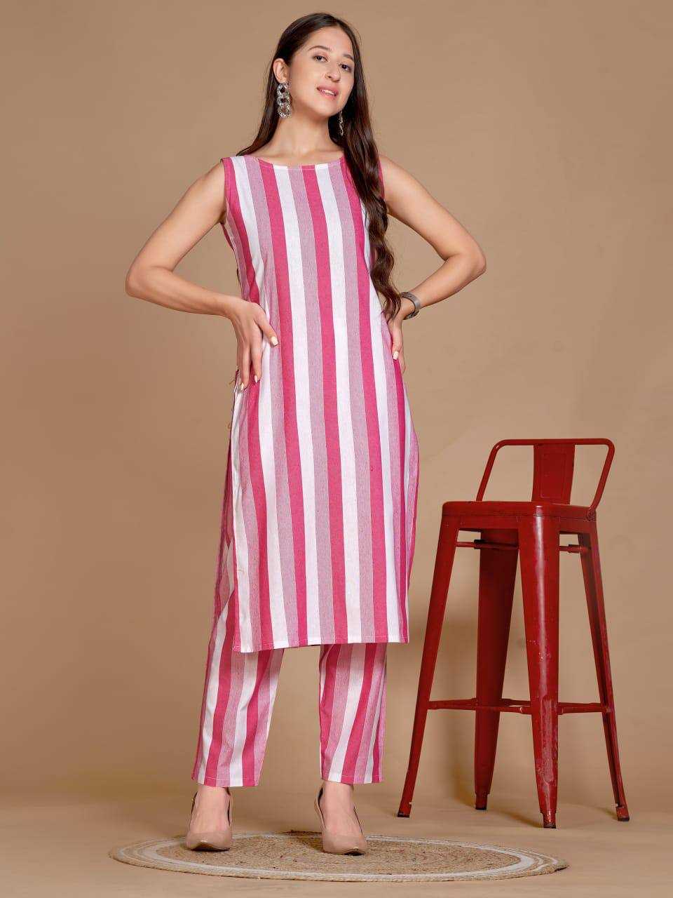 Cotton Rin200 191 Kurtis  Long Cotton Kurtis With Bottom Fancy Kurtis