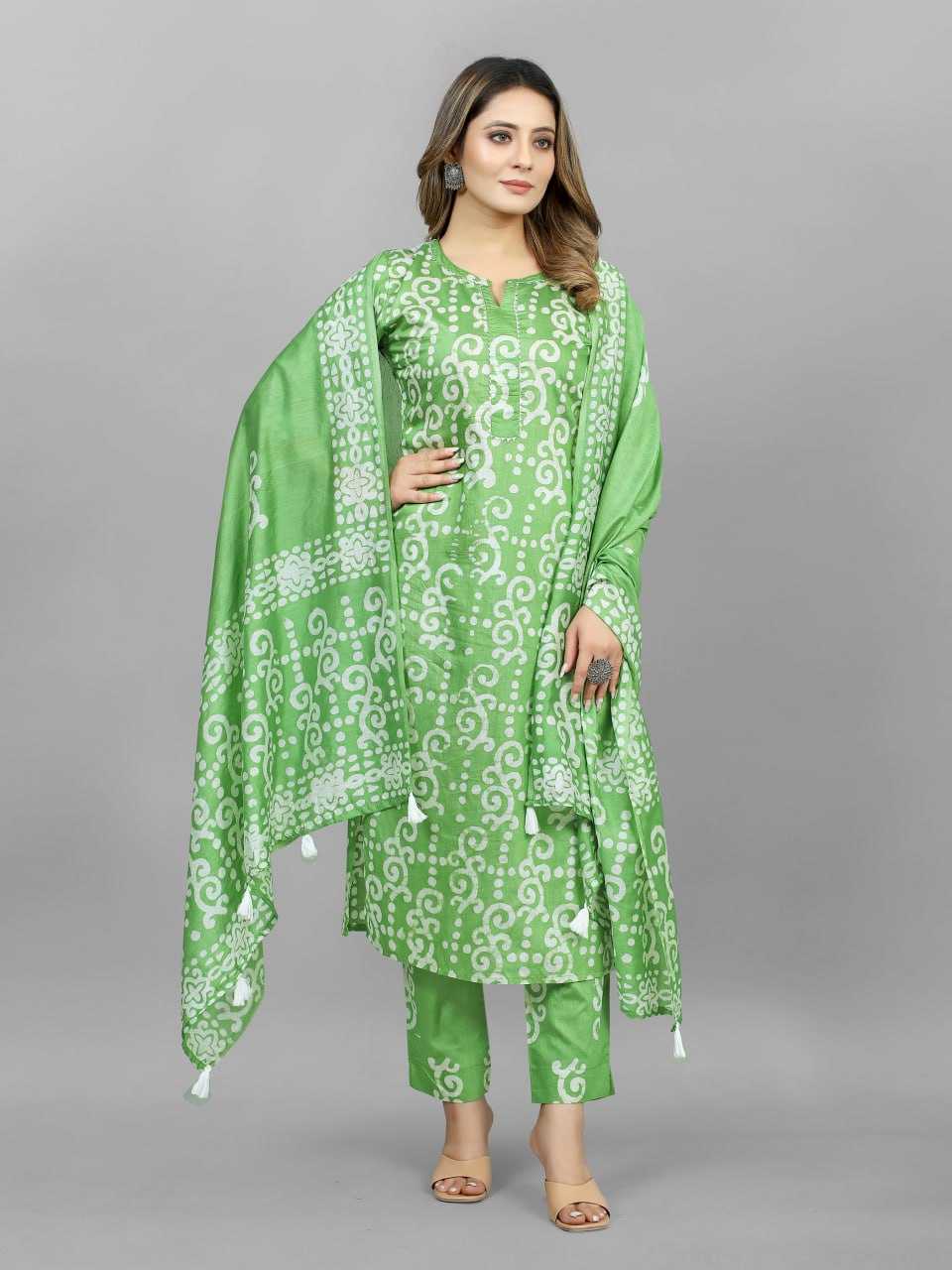 Cotton Srrt Batik Suits & Dresses  Printed Cotton Ladies Silk Suits