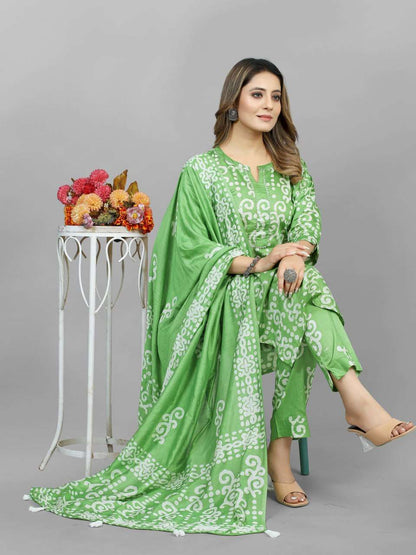 Cotton Srrt Batik Suits & Dresses  Printed Cotton Ladies Silk Suits