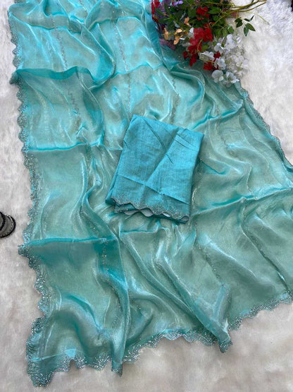 Crepe Silk Acs 31 Saree  Party Wear, Fancy,Crape Satin Saree