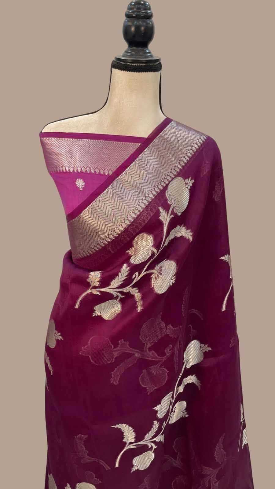 Crepe Silk Ant Khadi Sarees  Fancy Printed Ladies Sarees