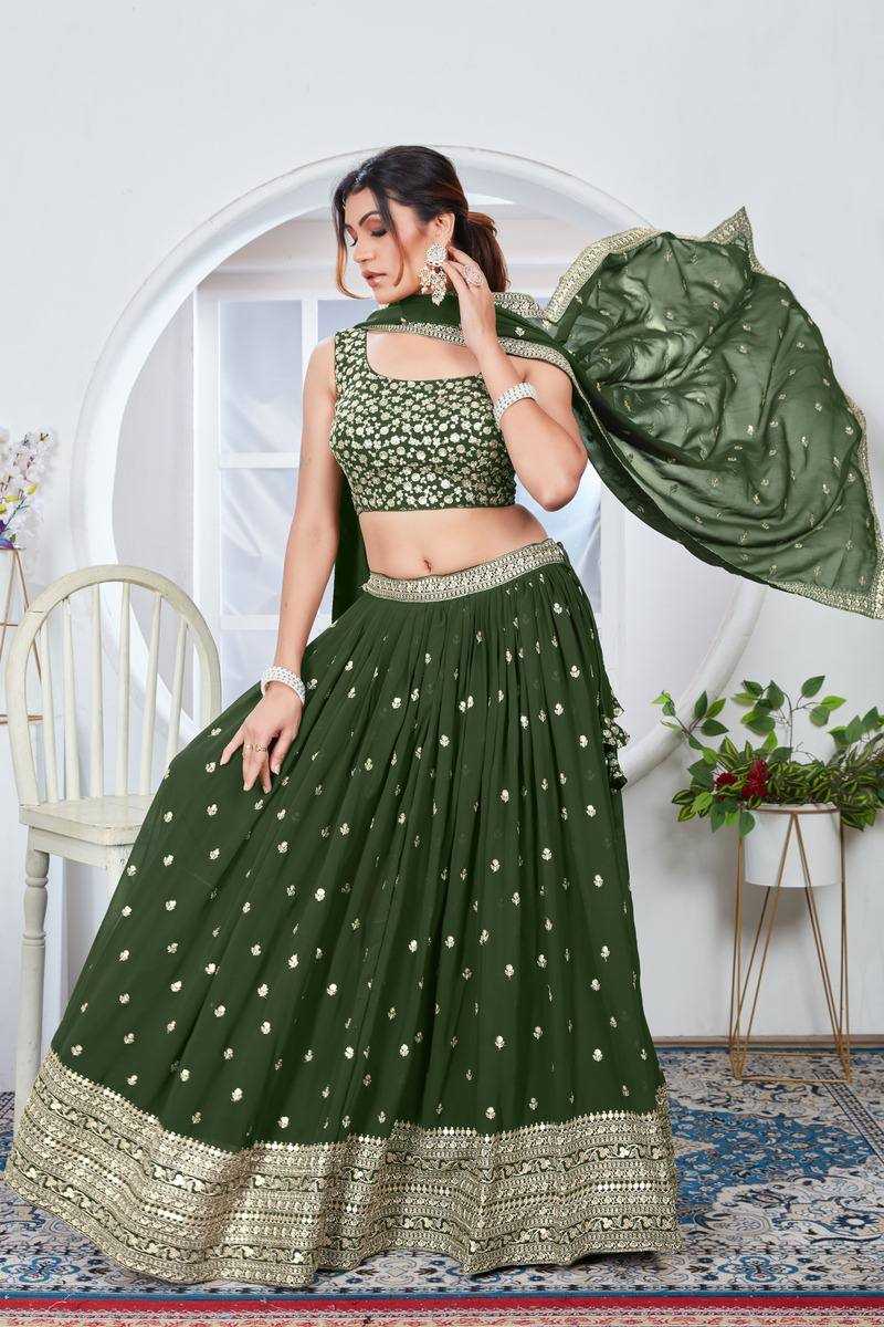 Crepe Silk Ksb 2241 Lehengas  Traditional Embroidered Lehengas