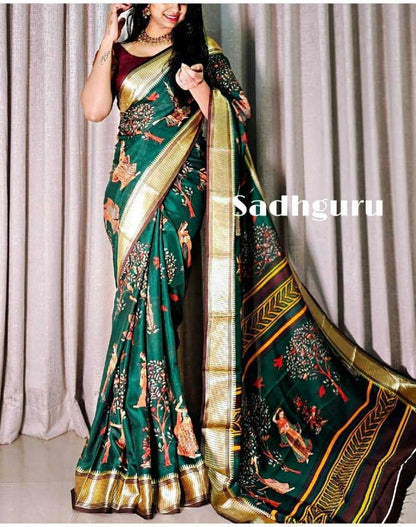 Crepe Silk Rmp 274  Saree