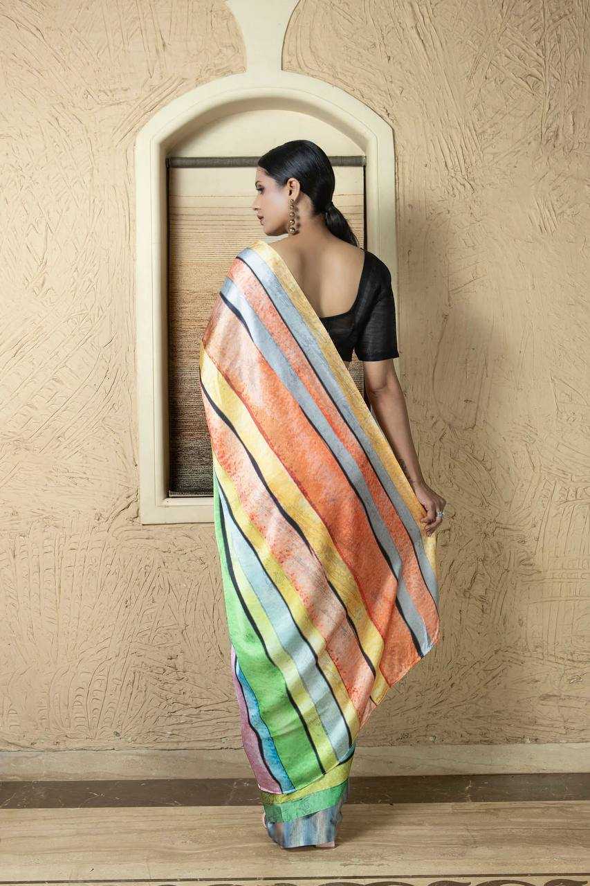 Crepe Silk Rnat 597  Sarees