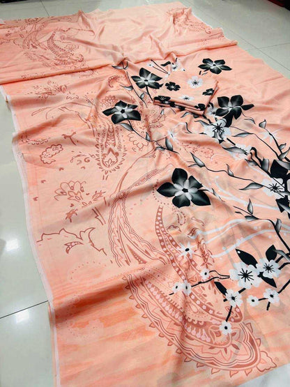 Crepe Silk Rnat 600  Sarees