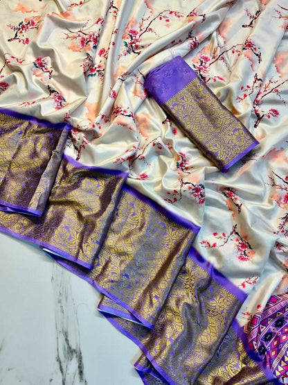 Crepe Silk Rwc 40 Sarees  Printed Ladies Kalamkari Sarees