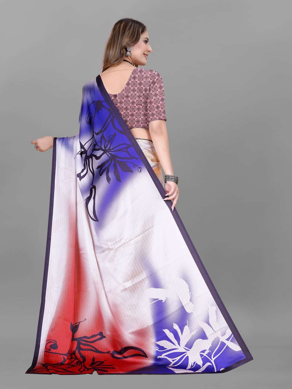 Crepe Srrt Japan Crape4 Sarees  Printed Ladies Crepe Satin Sarees