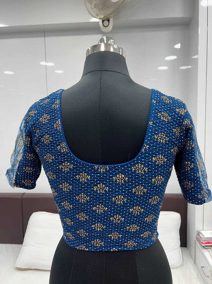 Crush Kesh231 Drishti Readymade Blouse  Printed Stretchable Blouse