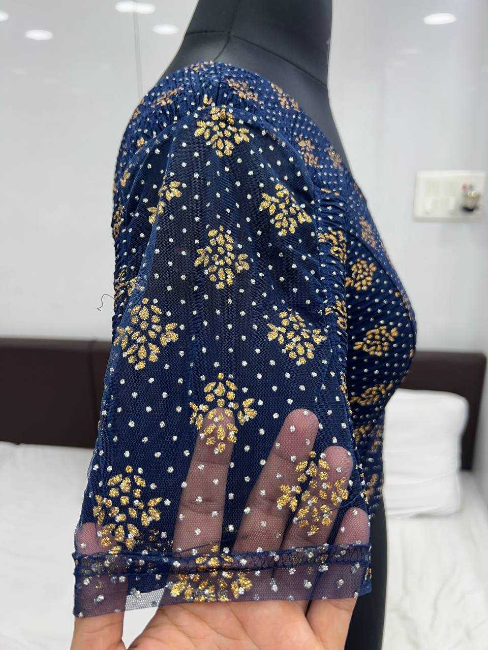 Crush Kesh231 Drishti Readymade Blouse  Printed Stretchable Blouse