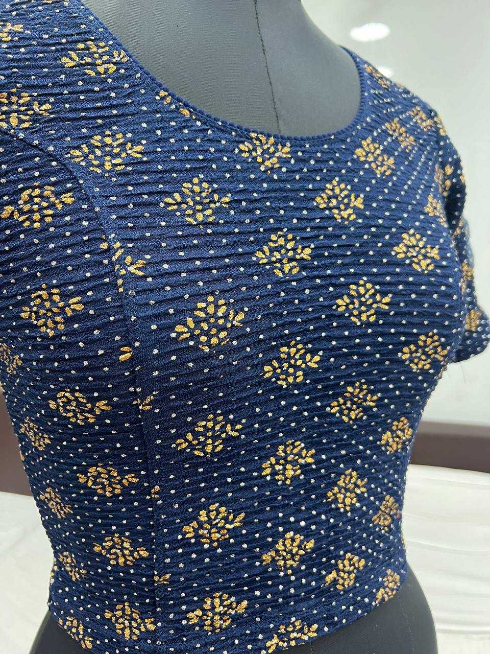 Crush Kesh231 Drishti Readymade Blouse  Printed Stretchable Blouse