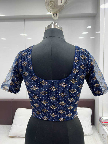 Crush Kesh231 Drishti Readymade Blouse  Printed Stretchable Blouse