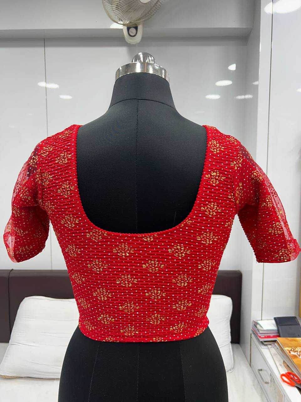 Crush Kesh231 Drishti Readymade Blouse  Printed Stretchable Blouse