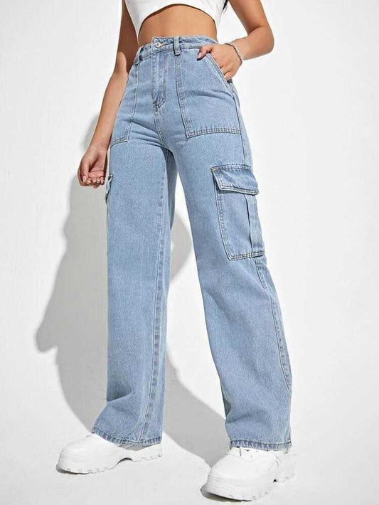 Denim Vac Poket   Women Jeans