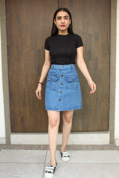 Denim Vac Ready  Women Skirts