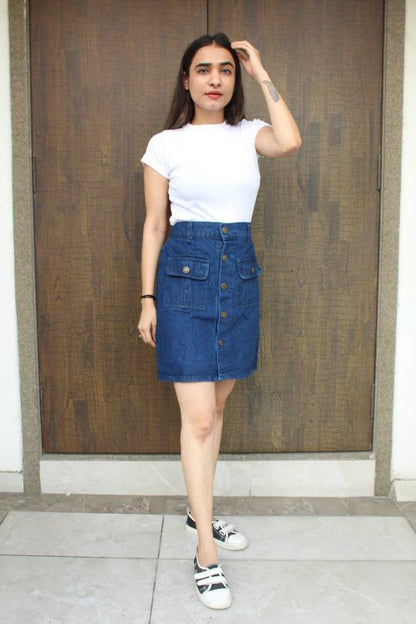 Denim Vac Ready  Women Skirts