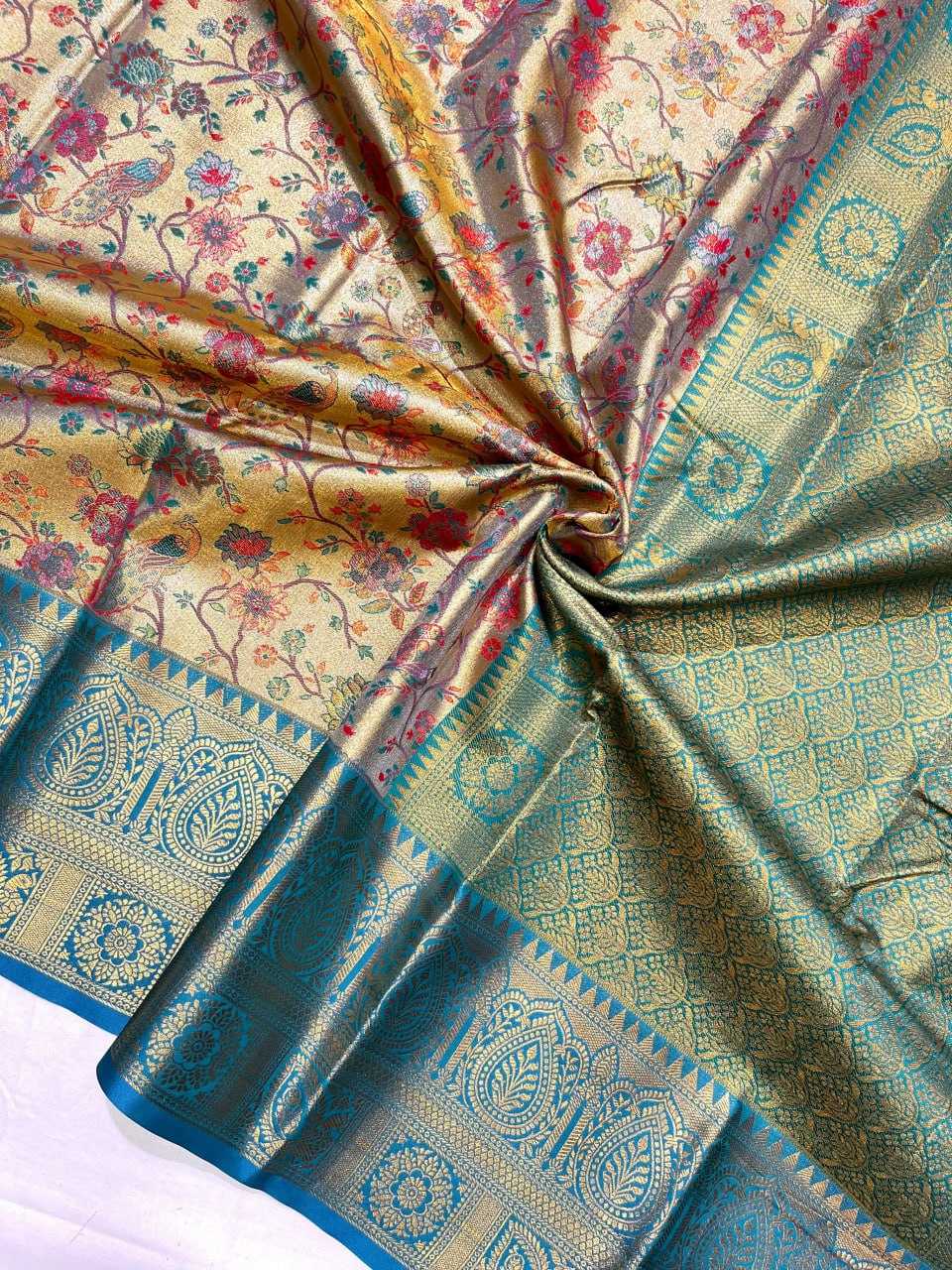 Dharmavaram Silk Rin116 Rew22 Silk Sarees  Soft Silk Printed Silk Sarees