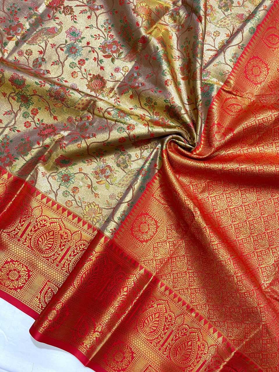 Dharmavaram Silk Rin116 Rew22 Silk Sarees  Soft Silk Printed Silk Sarees