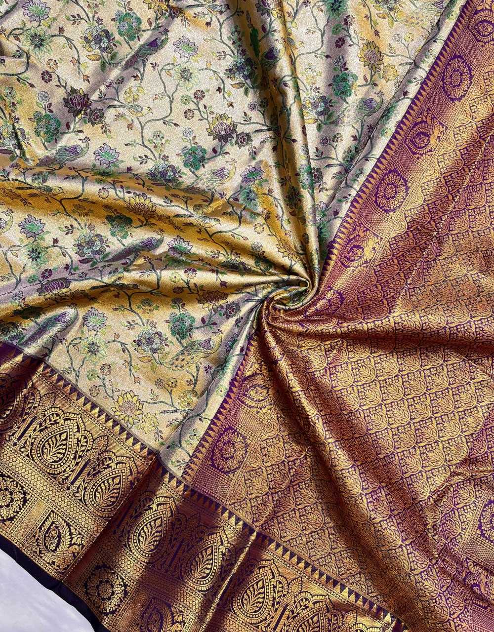 Dharmavaram Silk Rin116 Rew22 Silk Sarees  Soft Silk Printed Silk Sarees