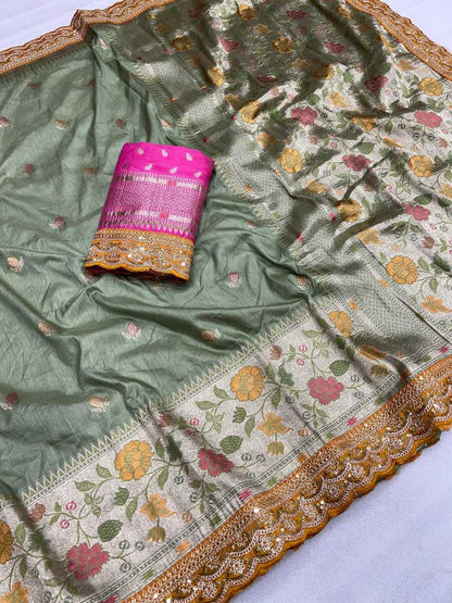 Dola Silk Kesh107 Rnnc46 Silk Sarees  Dola Silk Heavy Silk Soft Silk Sarees