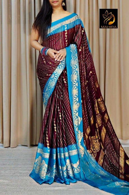 Dola Silk Kesh110 Radha48 Silk Sarees  Dola Silk Soft Silk Lightweight Silk Zari Border Silk Sarees