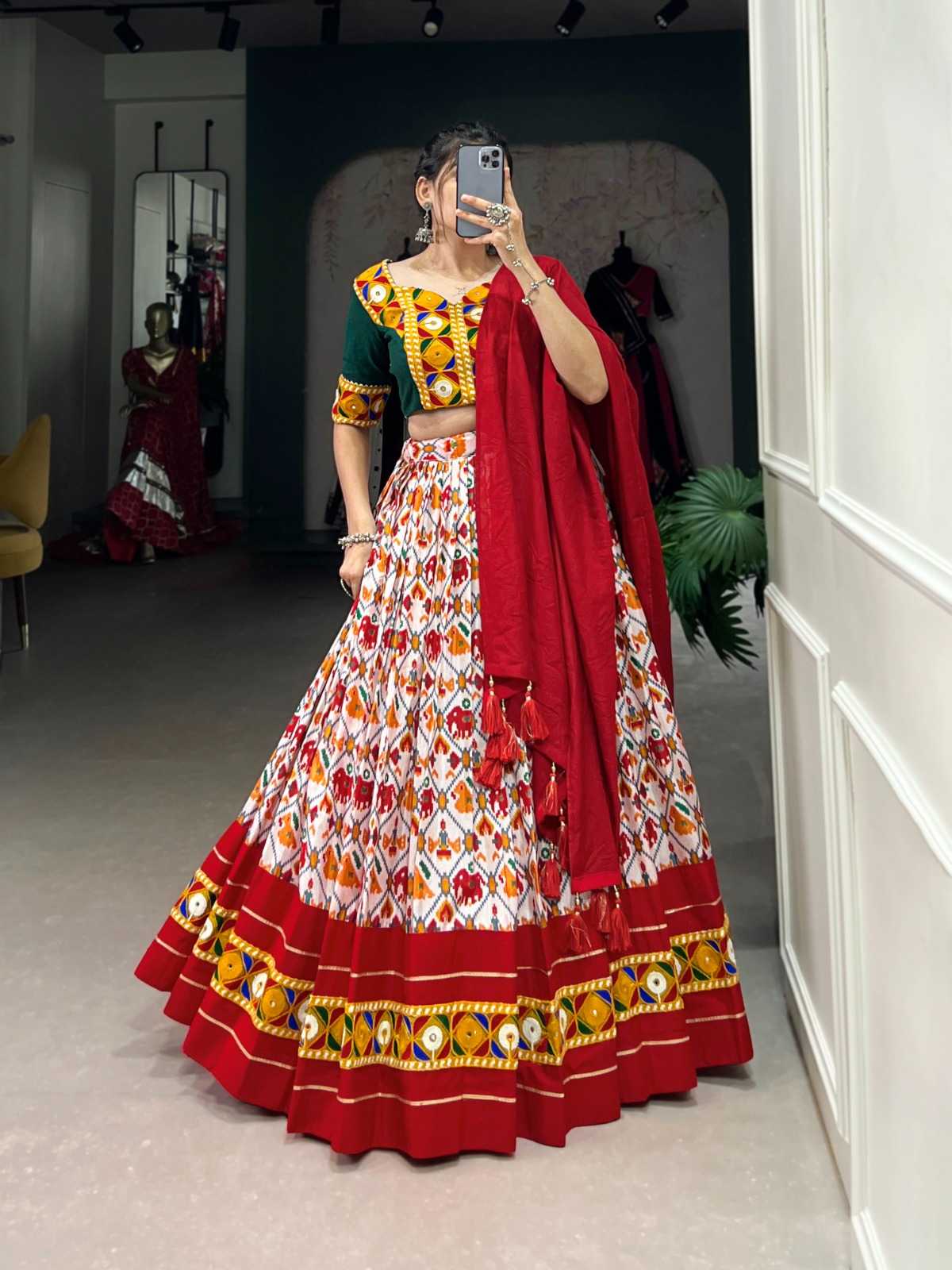 Dola Silk Kesh134 1723 Lehengas  Traditional Printed Silk Navratri Chaniya Choli Lehengas