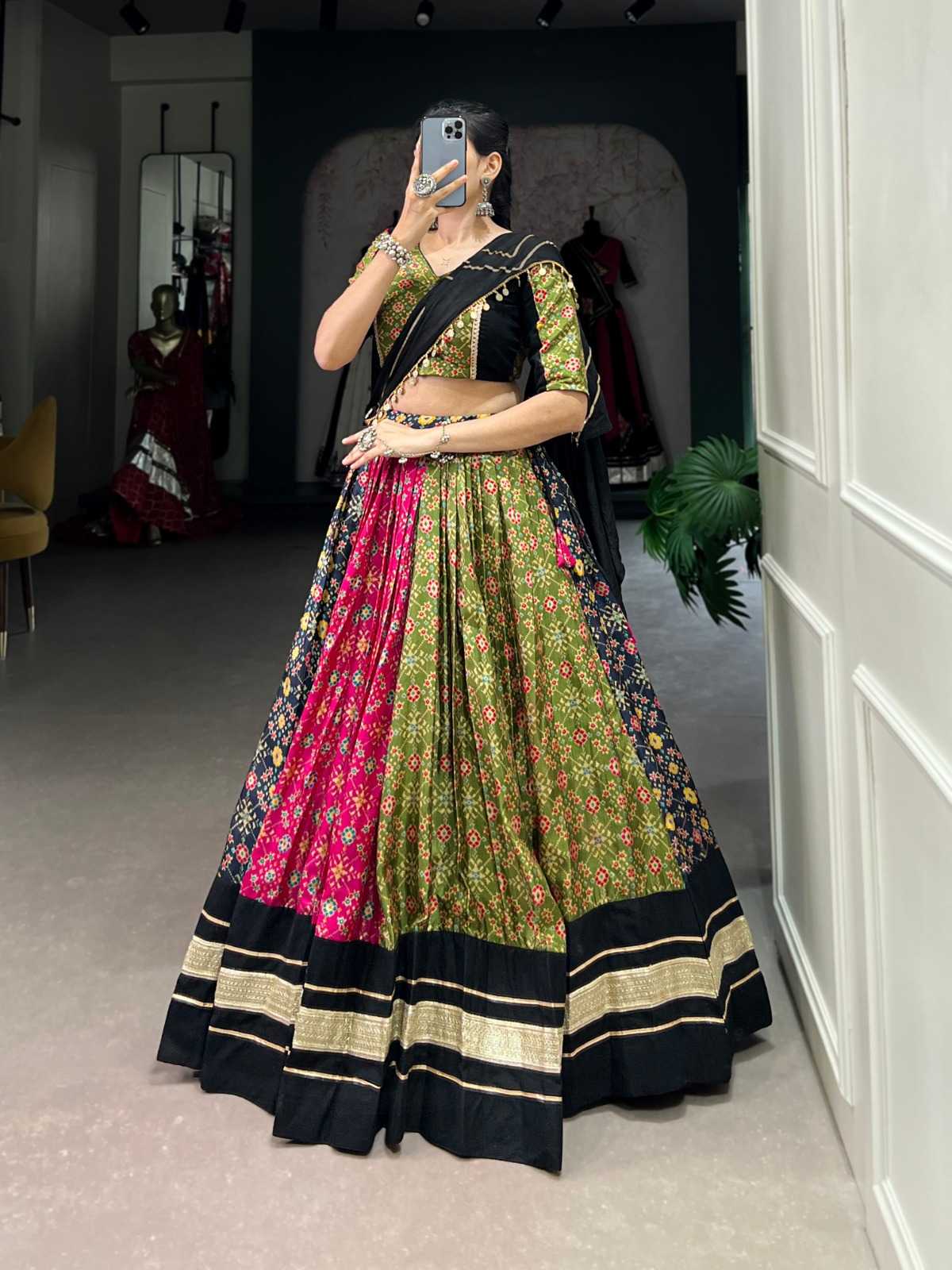 Dola  Silk Kesh134 1746 Lehengas  Silk Traditional Navratri Chaniya Choli Lehengas