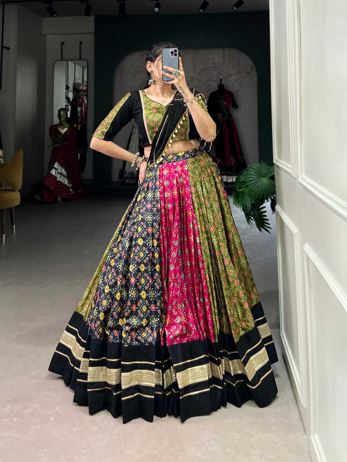 Dola  Silk Kesh134 1746 Lehengas  Silk Traditional Navratri Chaniya Choli Lehengas