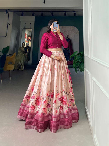 Dola Silk Kesh136 1106 Lehengas  Fancy Traditional Printed Lehengas