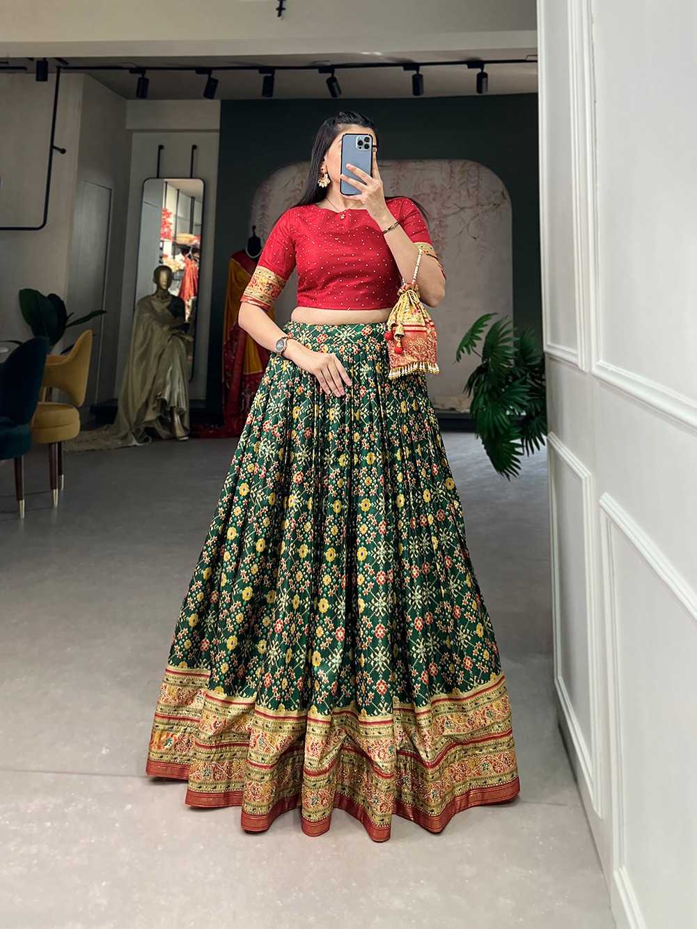 Dola Silk Kesh136 1114 Lehengas  Traditional Printed Lehengas