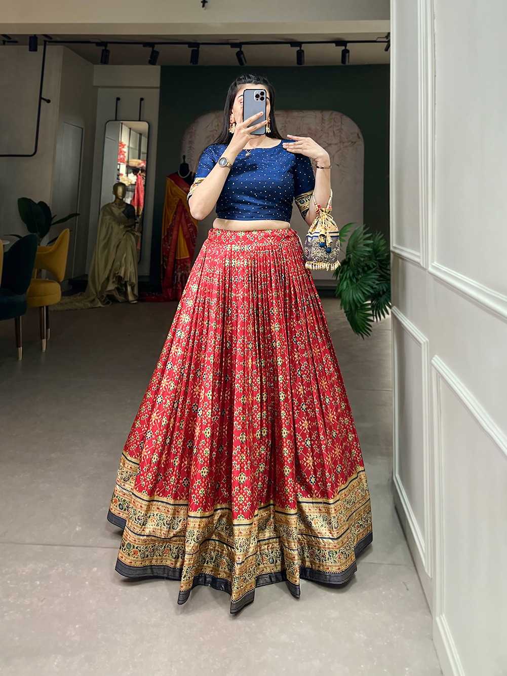 Dola Silk Kesh136 1114 Lehengas  Traditional Printed Lehengas