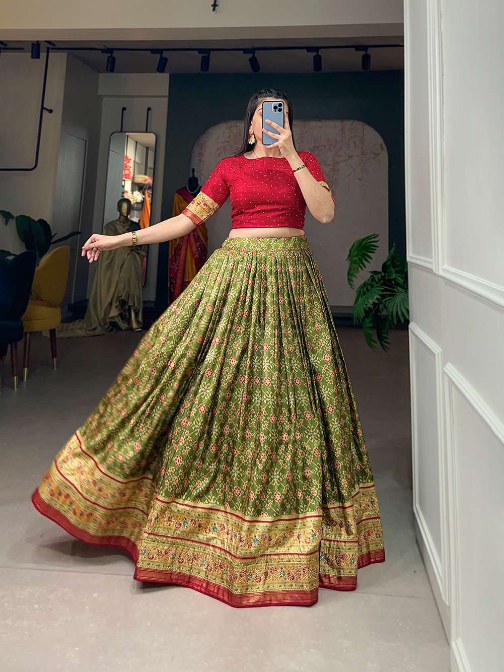 Dola Silk Kesh136 1114 Lehengas  Traditional Printed Lehengas