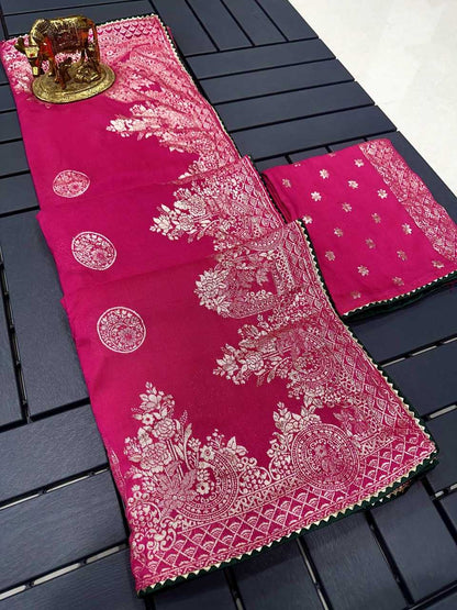 Dola Silk Kesh142 Flower Coin Silk Sarees  Dola Silk Soft Silk Traditional Sarees