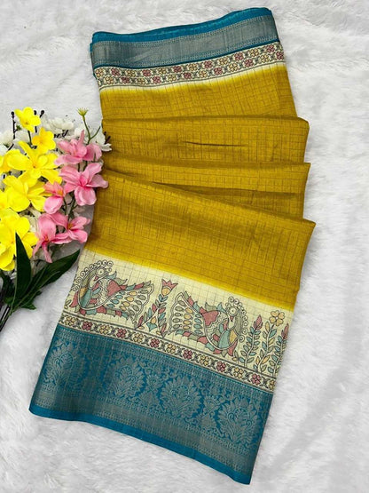 Dola Silk Kesh174 Mnf03 Silk Sarees  Dola Silk South Indian Printed Silk Sarees