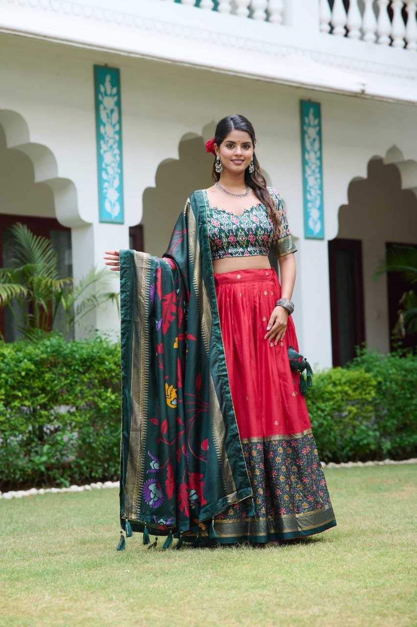 Dola Silk Kesh187 Fuldi Lehengas  Traditional Silk Printed Lehengas