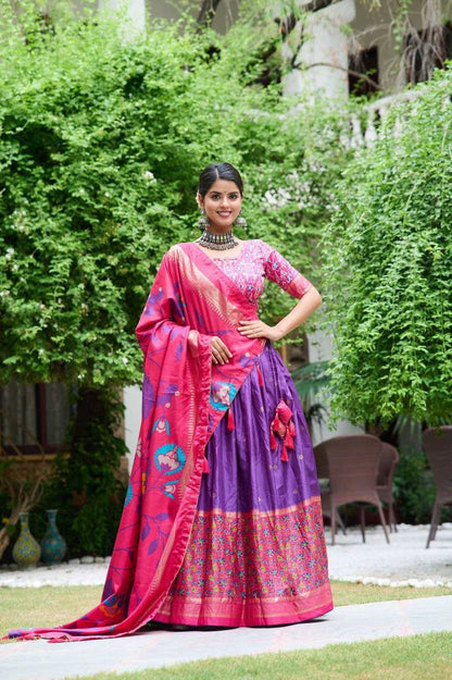 Dola Silk Kesh187 Fuldi Lehengas  Traditional Silk Printed Lehengas