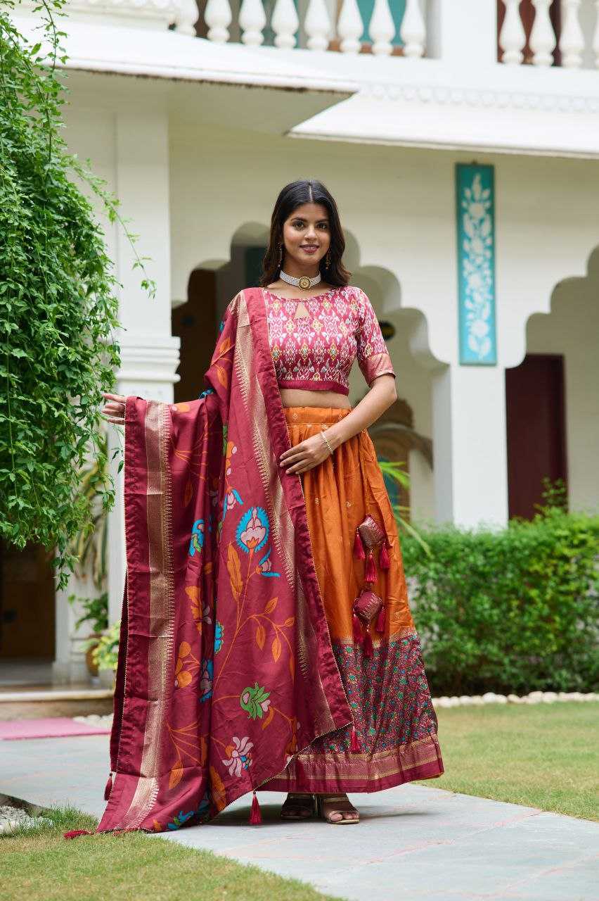 Dola Silk Kesh187 Fuldi Lehengas  Traditional Silk Printed Lehengas