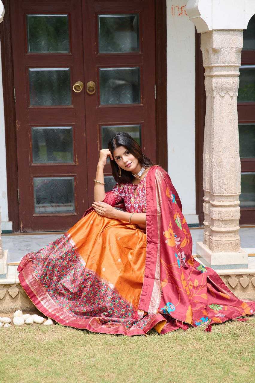 Dola Silk Kesh187 Fuldi Lehengas  Traditional Silk Printed Lehengas